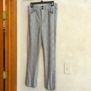 Torrid dress pants black, gray, and white plaid 12R